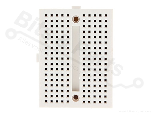 Breadboard 170 pins white - universal experimenting board